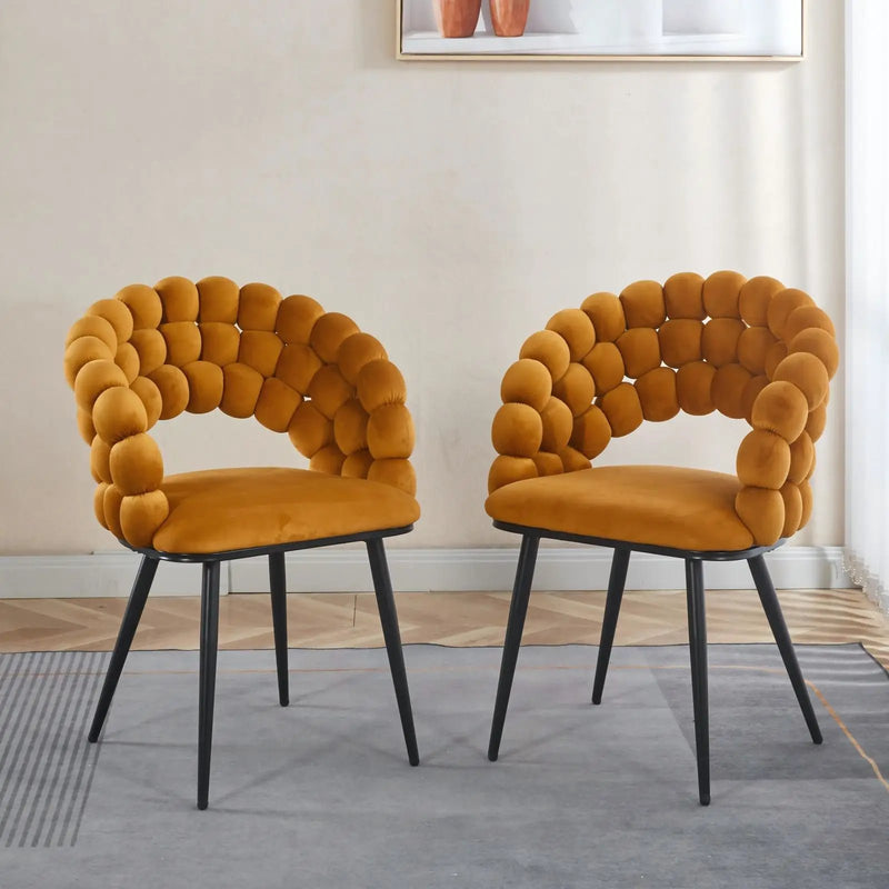 Modern Chair With Tube Legs, Soft Cushions And Comfortable Backrest by HouseOfZazla