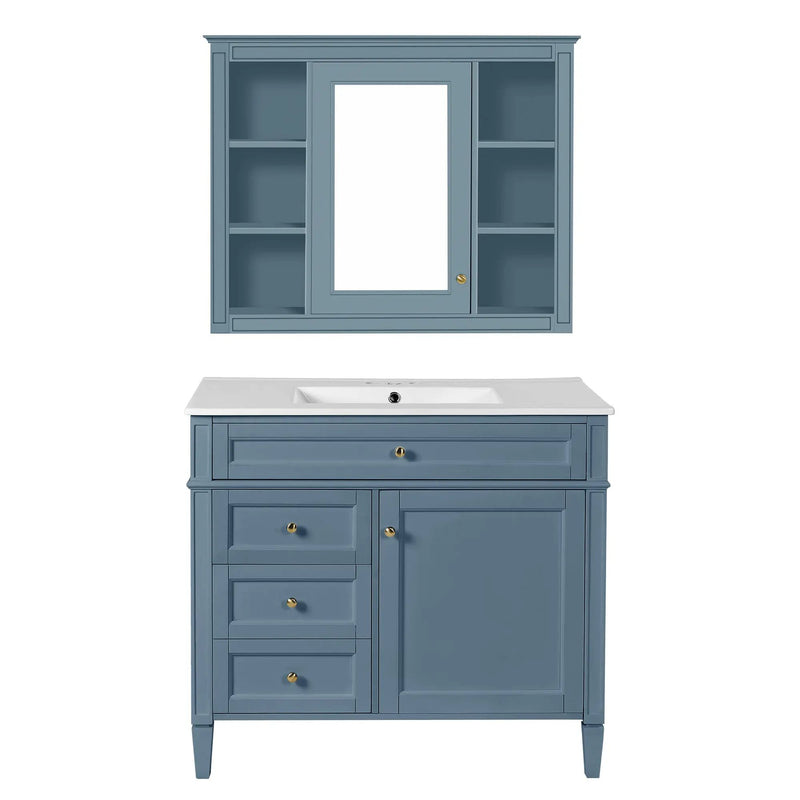 36'' Bathroom Vanity with Medicine Cabinet by HouseOfZazla