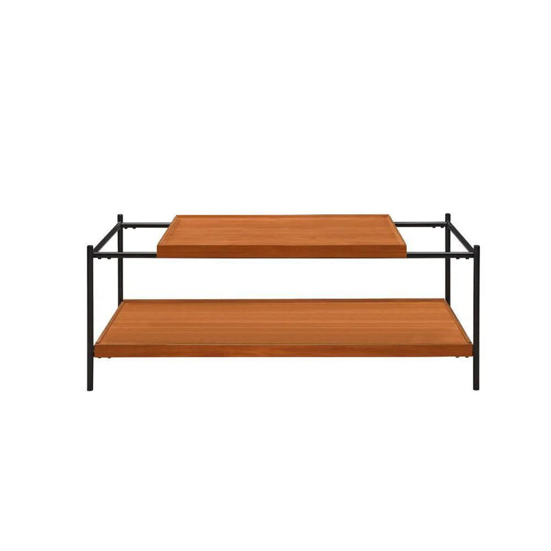 Oaken - Coffee Table - Honey Oak & Black by Unique Piece Furniture