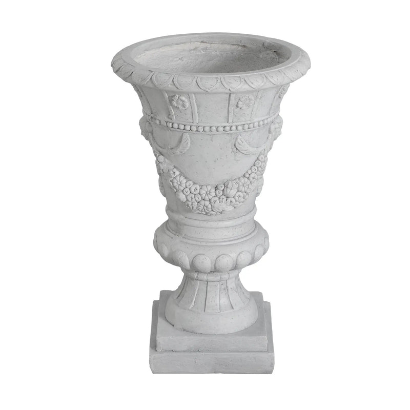 MGO Garden Urn, Light Grey, 23.75'' H by HouseOfZazla