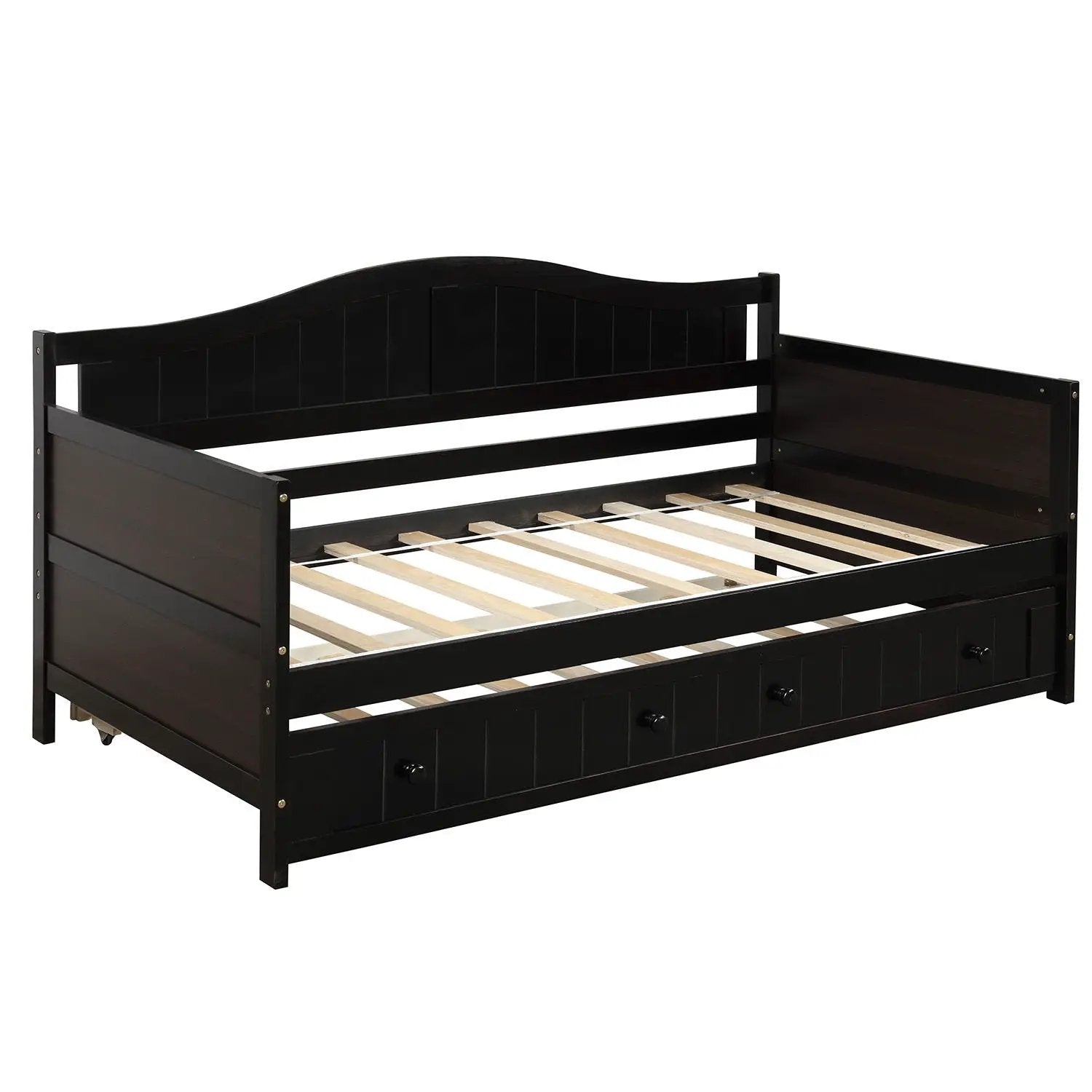 Wooden Daybed, Sofa Bed, No Box Spring Needed by HouseOfZazla