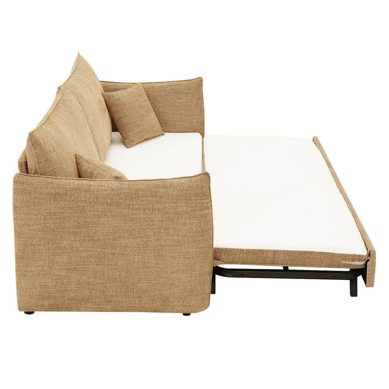 Cadie - Sofa With 2 Pillows - Mocha by Unique Piece Furniture