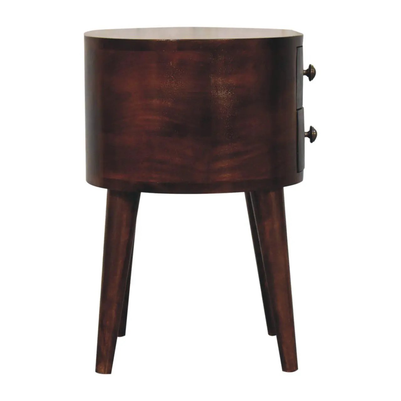 Rounded Bedside Table by HouseOfZazla
