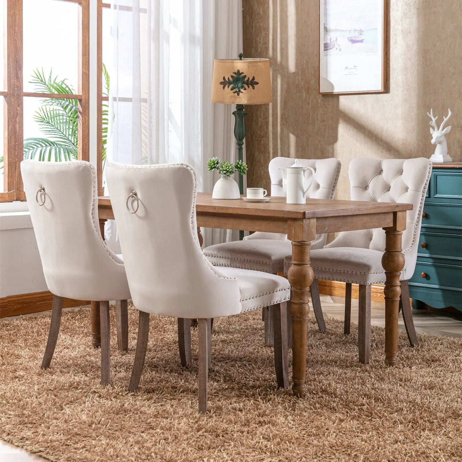 Nikki - High-End Tufted Dining Chair (Set of 2) by HouseOfZazla