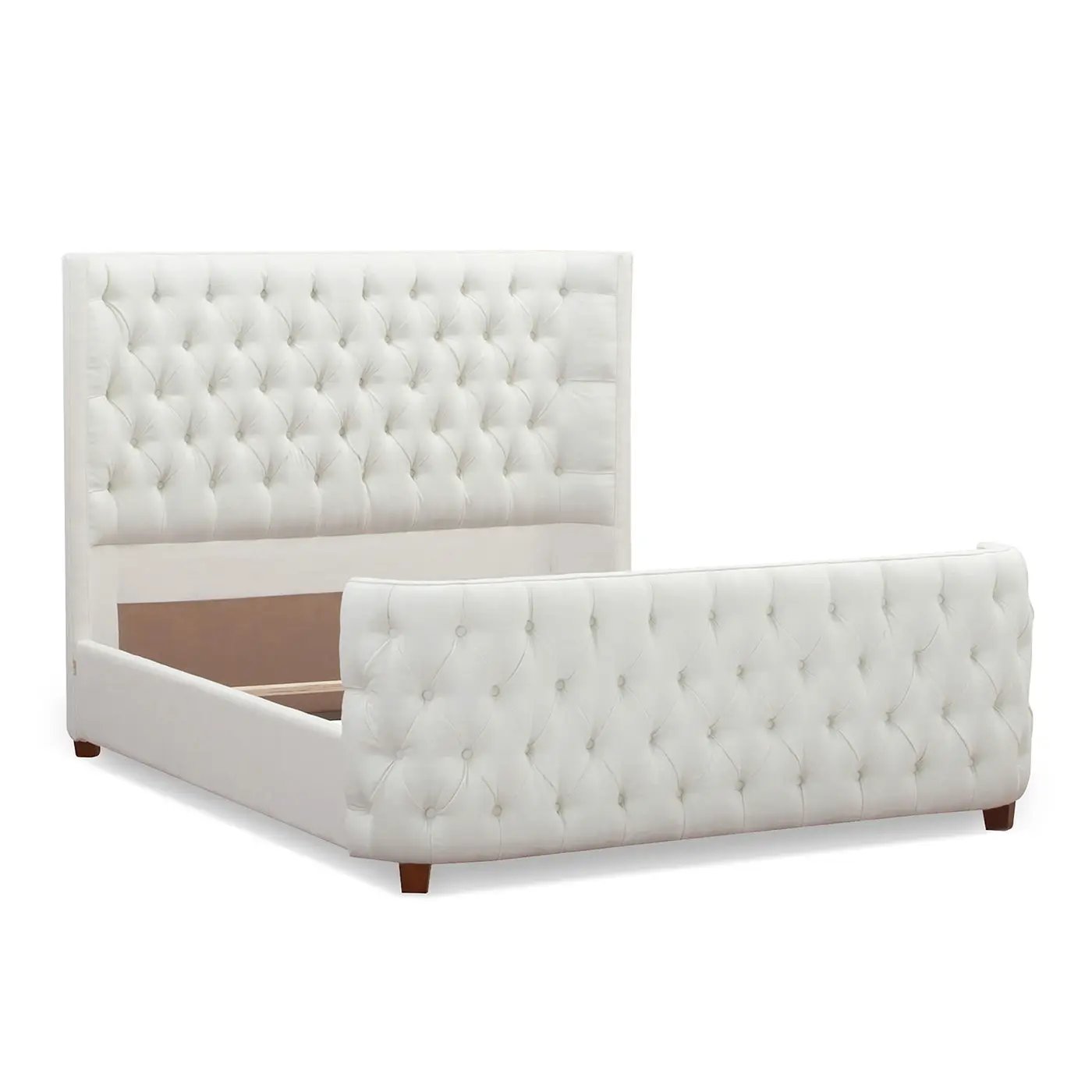 Brooklyn - Tufted Panel Bed Headboard And Footboard Set by HouseOfZazla