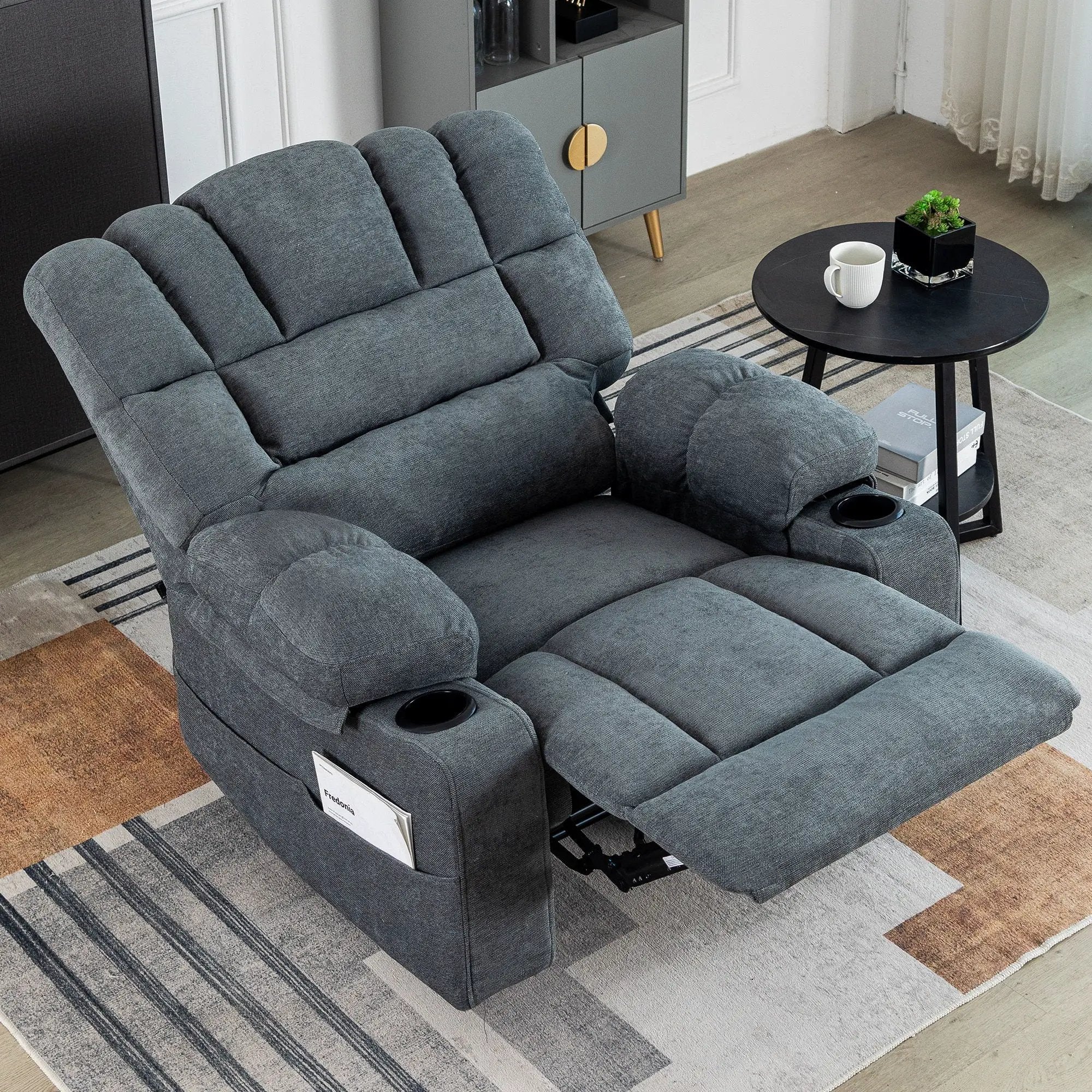 Massage Recliner Chair Sofa With Heating Vibration by Unique Piece Furniture
