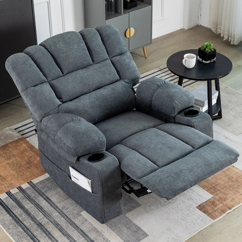 Massage Recliner Chair Sofa With Heating Vibration by HouseOfZazla