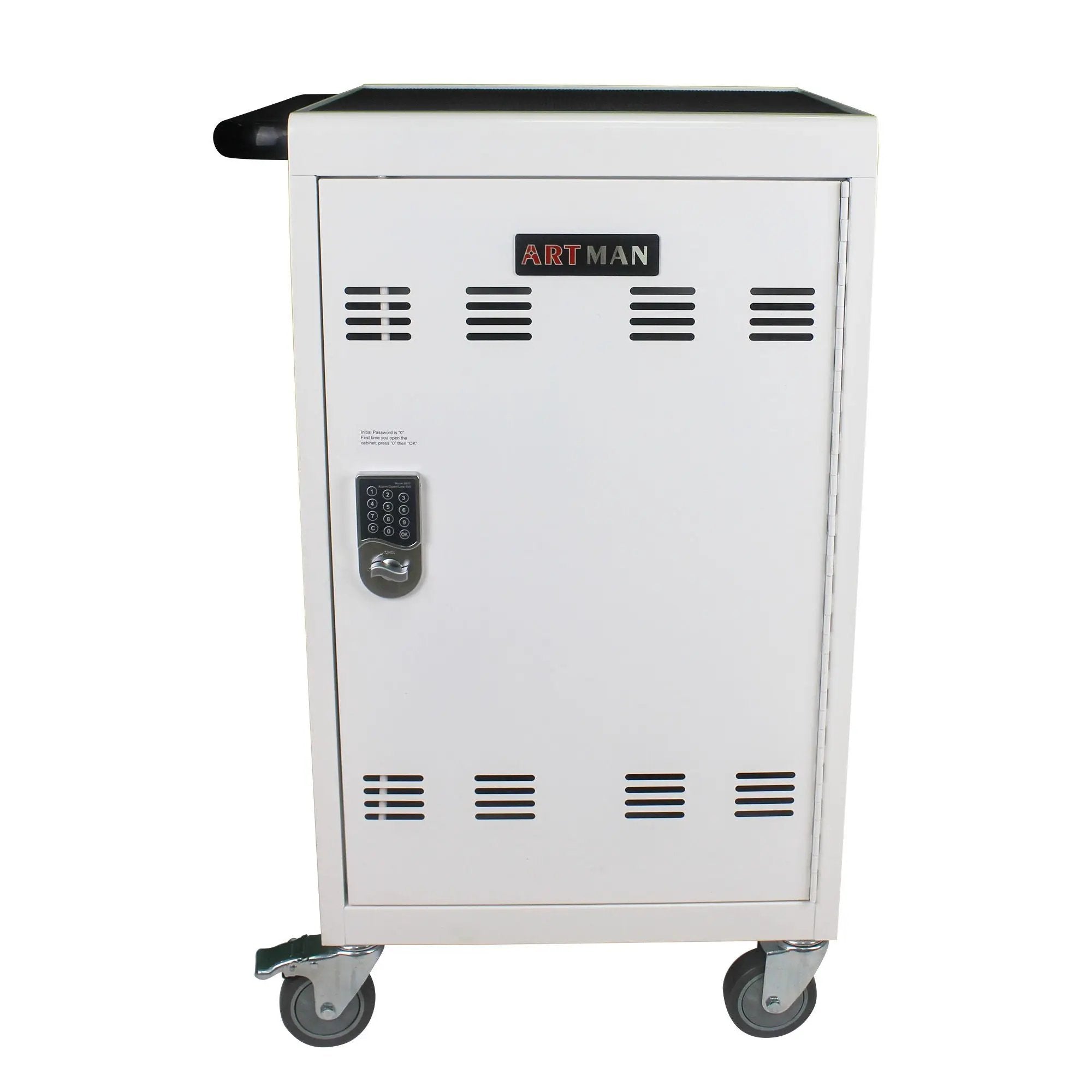Mobile Charging Cart And Cabinet For Tablets Laptops 30 Device With Combination Lock by HouseOfZazla