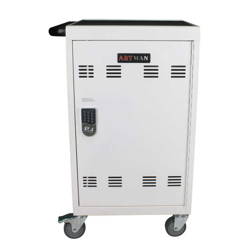Mobile Charging Cart And Cabinet For Tablets Laptops 30 Device With Combination Lock by HouseOfZazla