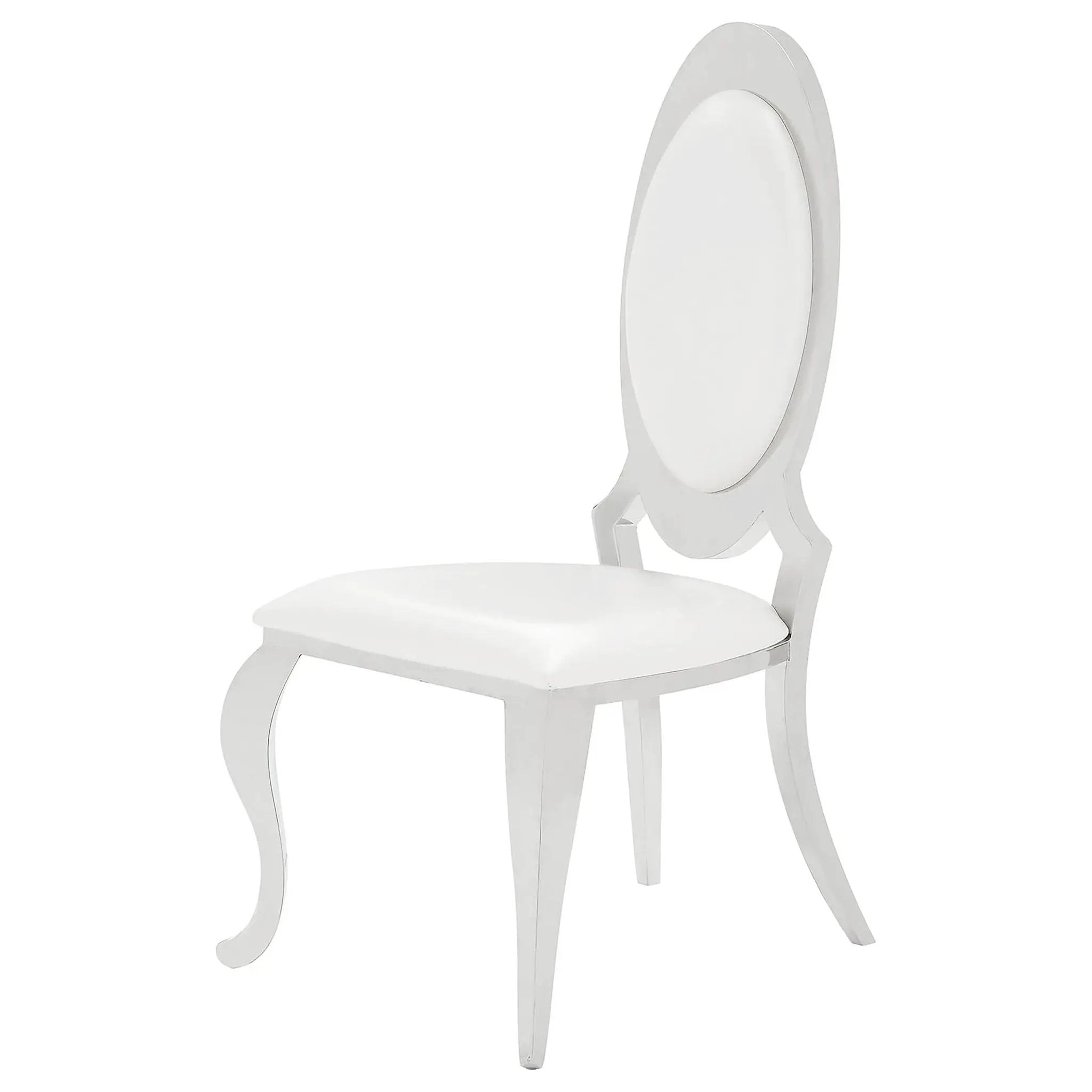 Chester - Upholstered Dining Side Chair (Set of 2) - Creamy White by HouseOfZazla