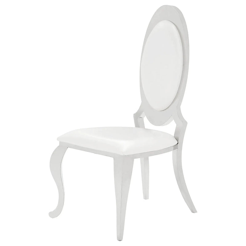 Chester - Upholstered Dining Side Chair (Set of 2) - Creamy White by HouseOfZazla