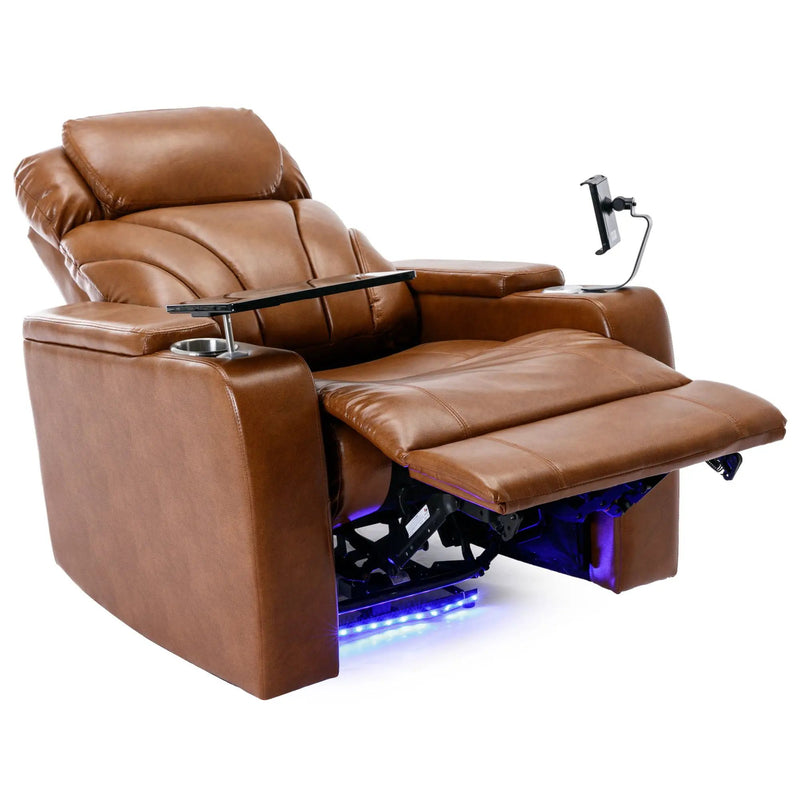 Power Motion Recliner Electric Power Recliner With USB Charging Port, Hidden Arm Storage, Convenient Cup Holder And tooth Speaker by HouseOfZazla