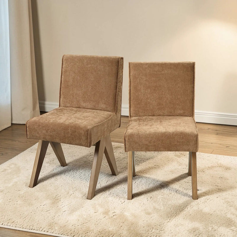 Zoey - Side Chair (Set of 2) - Chocolate by HouseOfZazla
