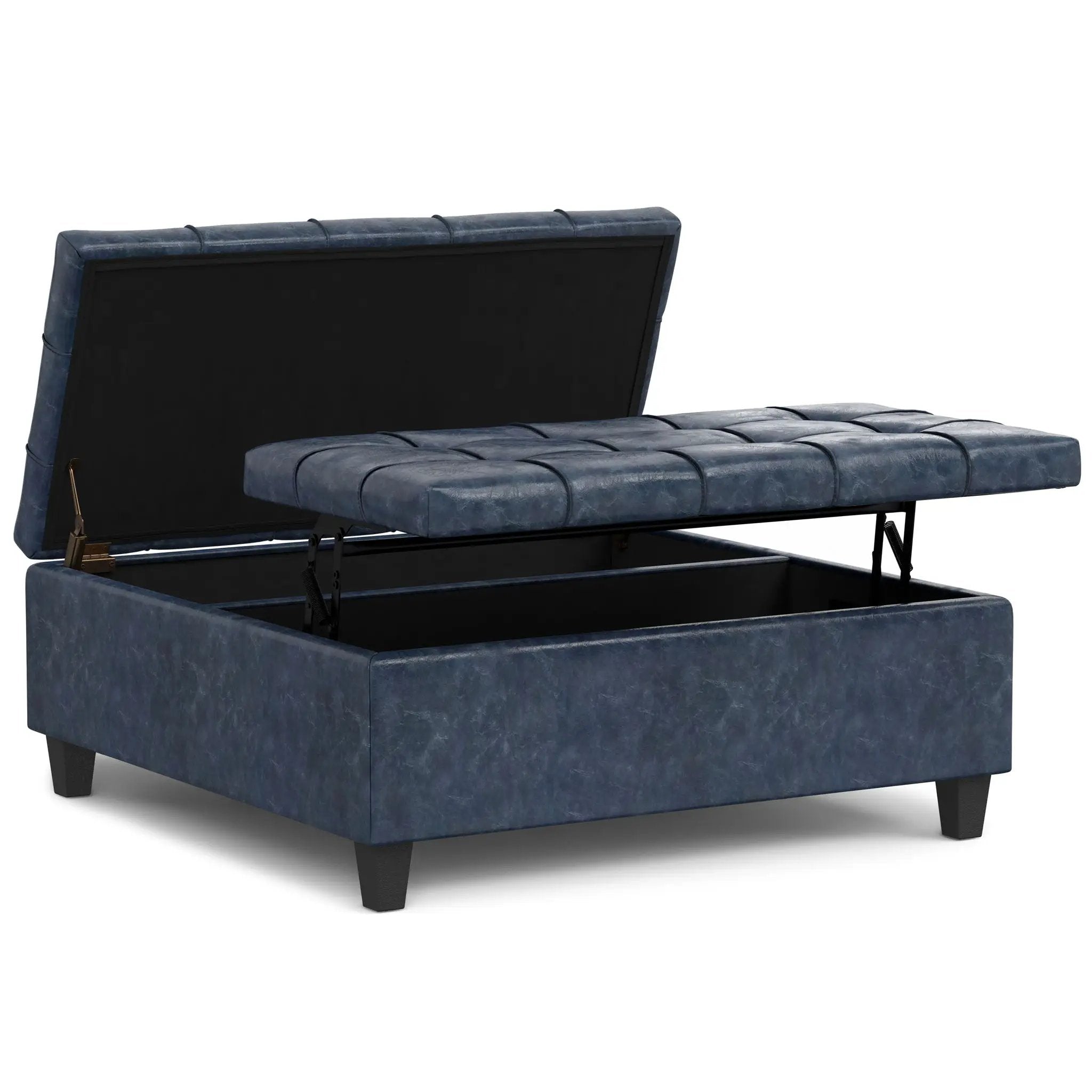 Harrison - Upholstered Coffee Table Storage Ottoman by HouseOfZazla