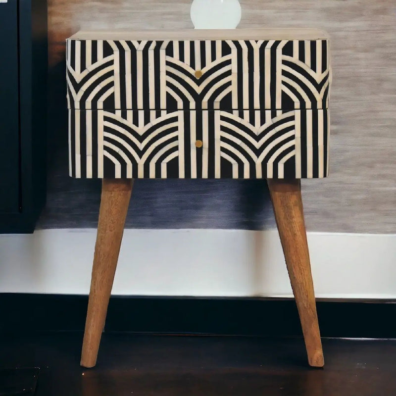 Edessa Bone Inlay Bedside by HouseOfZazla