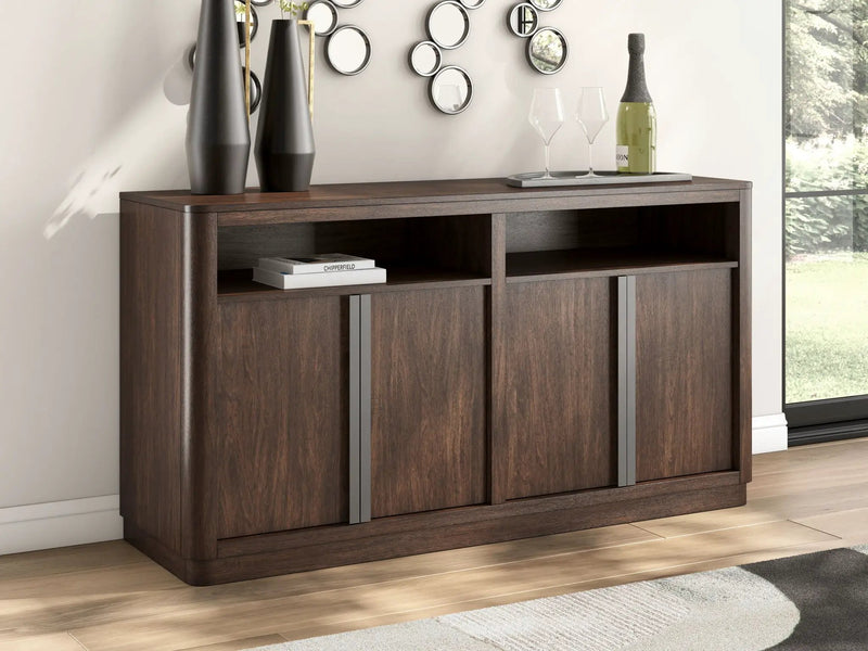 Dilenno - Dining Room Server - Dark Brown by Unique Piece Furniture