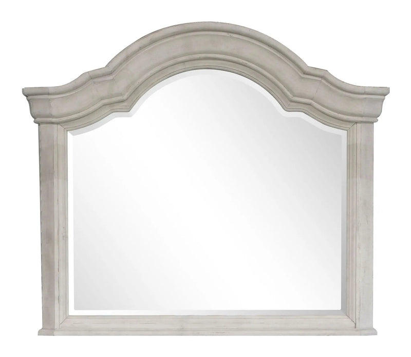 Bronwyn - Shaped Mirror - Alabaster by Unique Piece Furniture