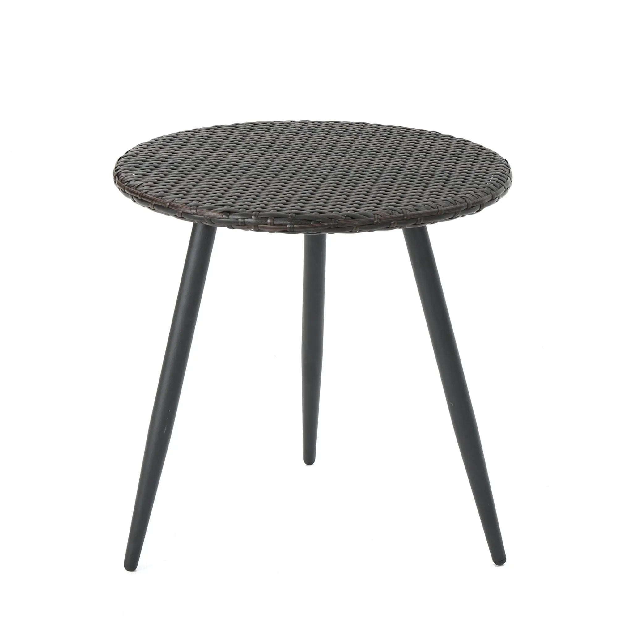 Kenneth 3 Pieces Chat Set Outdoor Furniture - Brown Multi by HouseOfZazla