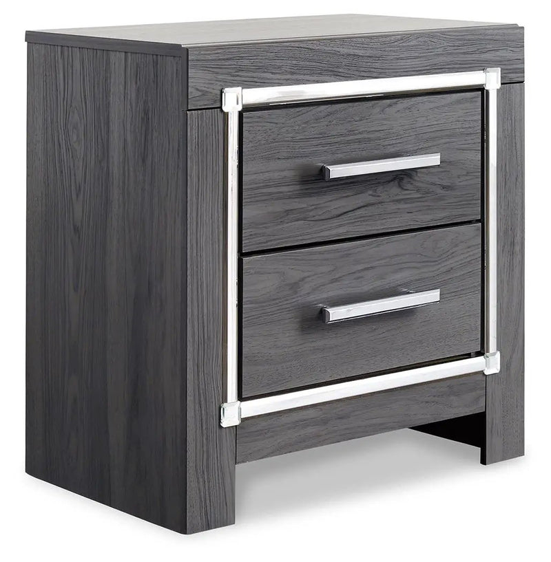 Lodanna - Two Drawer Night Stand - Gray by Unique Piece Furniture