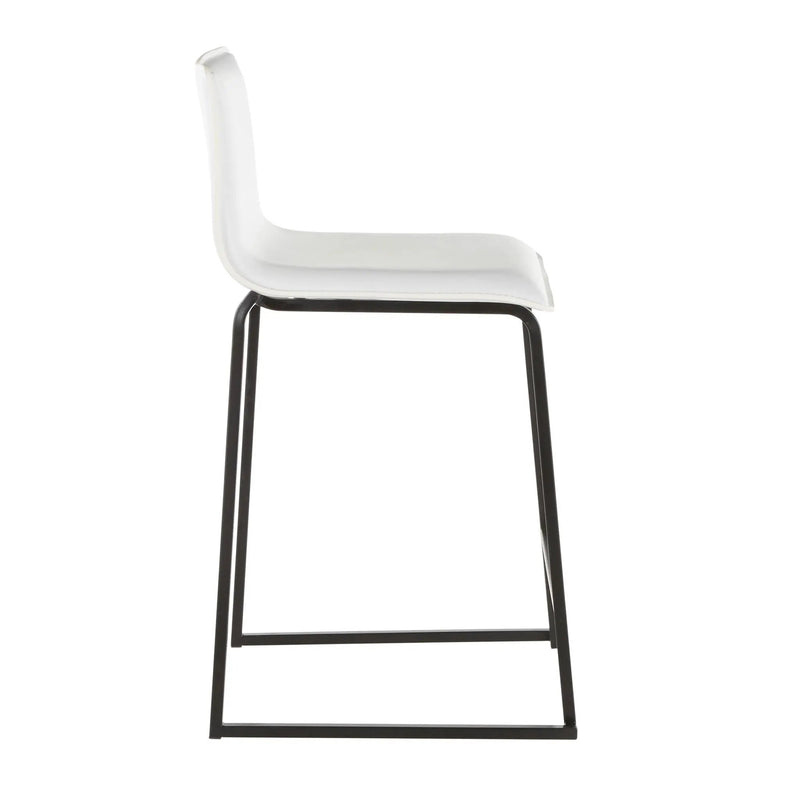Mara - Upholstered Contemporary Counter Stool (Set of 2) by HouseOfZazla