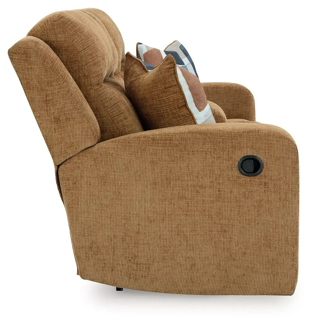 Kanlow - Dbl Reclining Loveseat With Console by Unique Piece Furniture