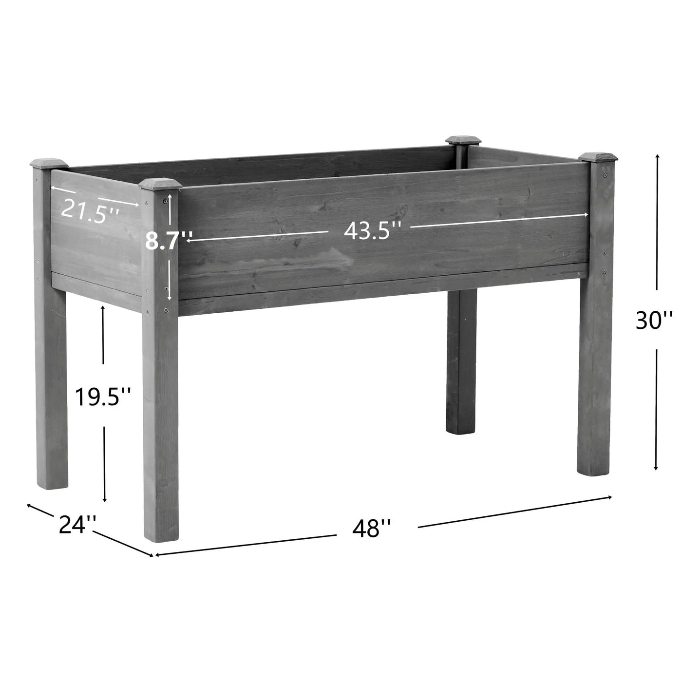 Elevated Raised Garden Bed For Outdoor by HouseOfZazla
