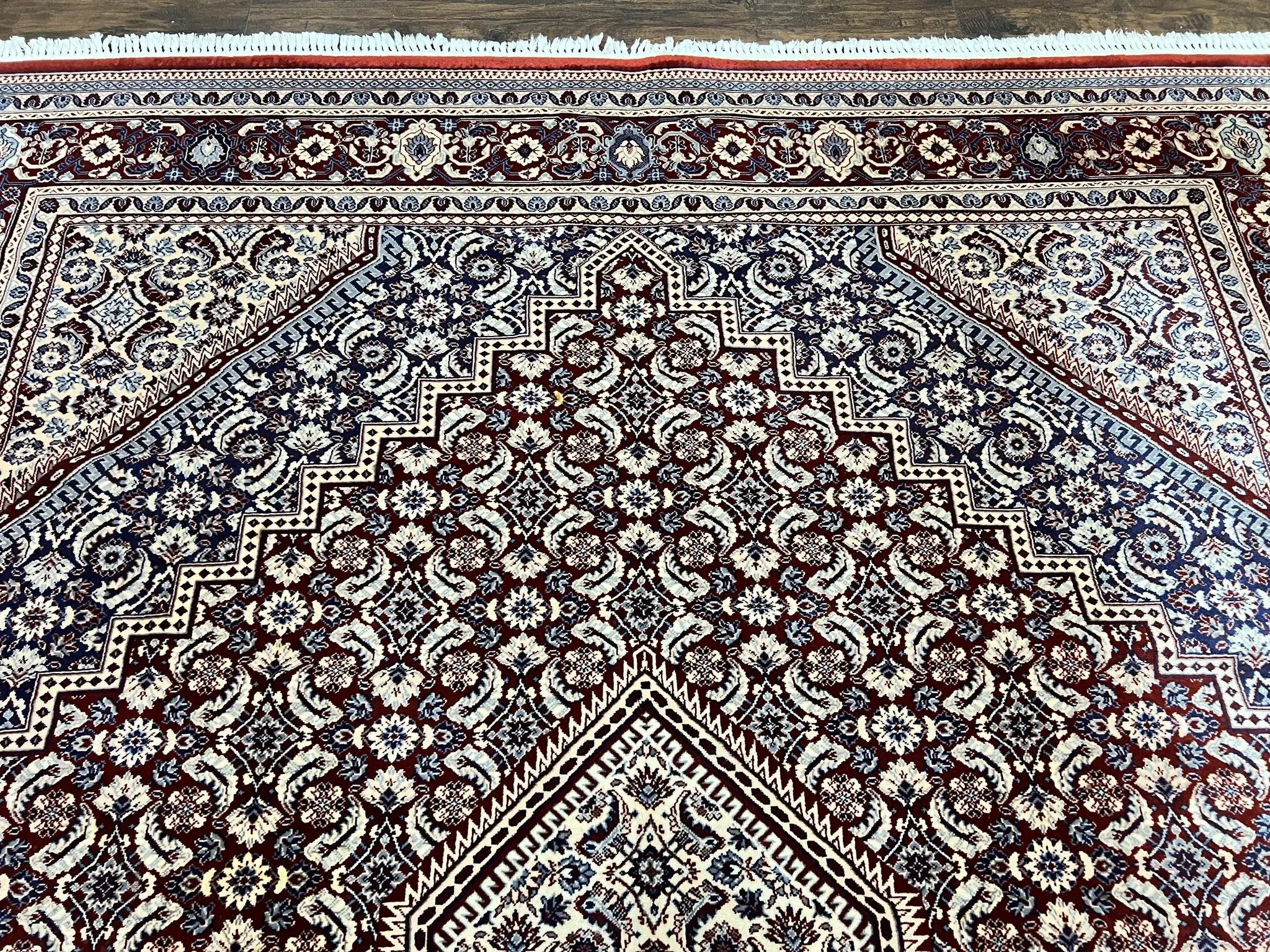 Karastan Rug 8x10, Kara Shah Red Bidjar, Belgium Power Loomed Rug, Wool Pile Karastan Rug, Vintage by Jewel Rugs