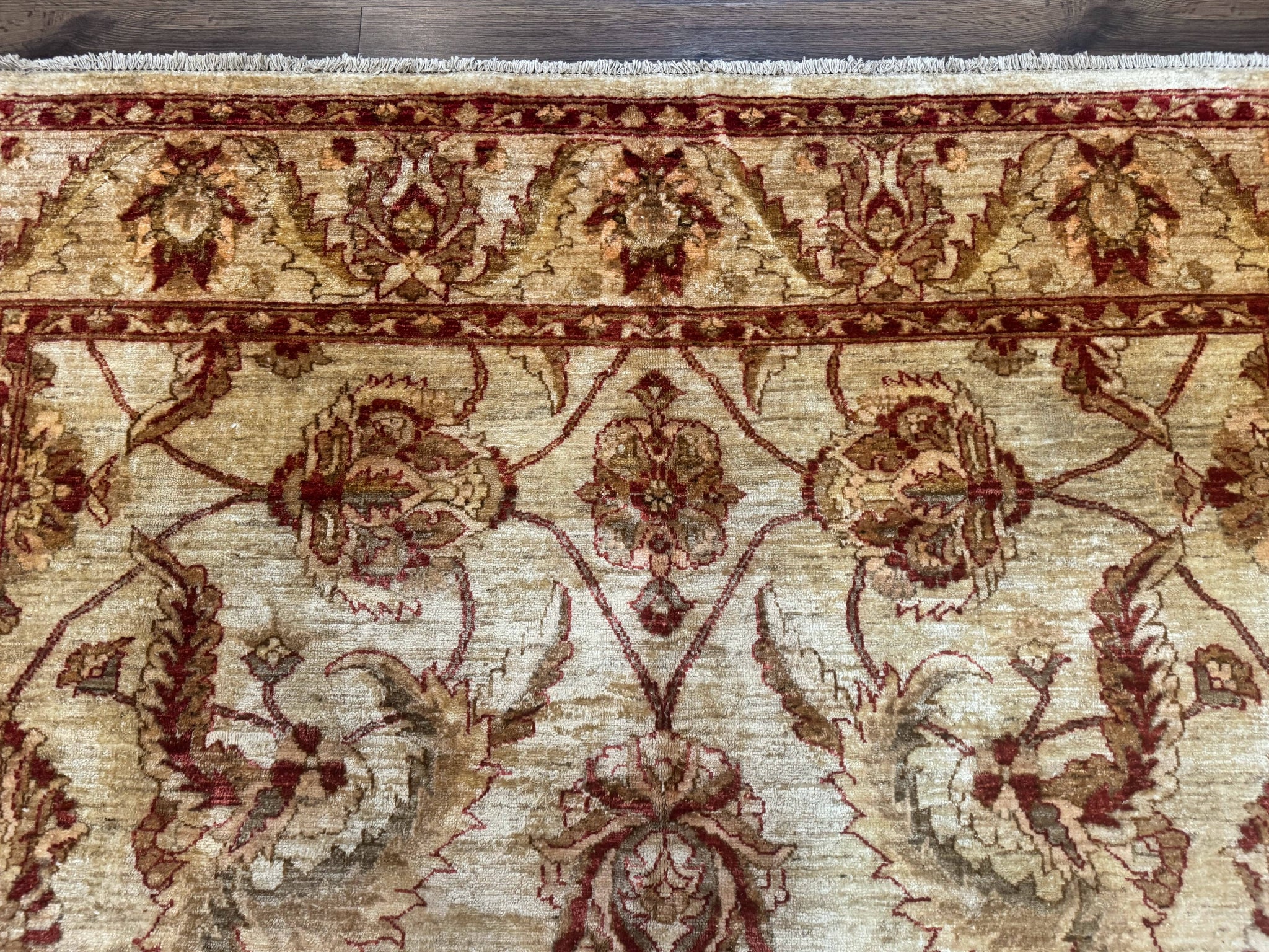 Indian Mahal Rug 7x9, Traditional Wool Carpet by Jewel Rugs