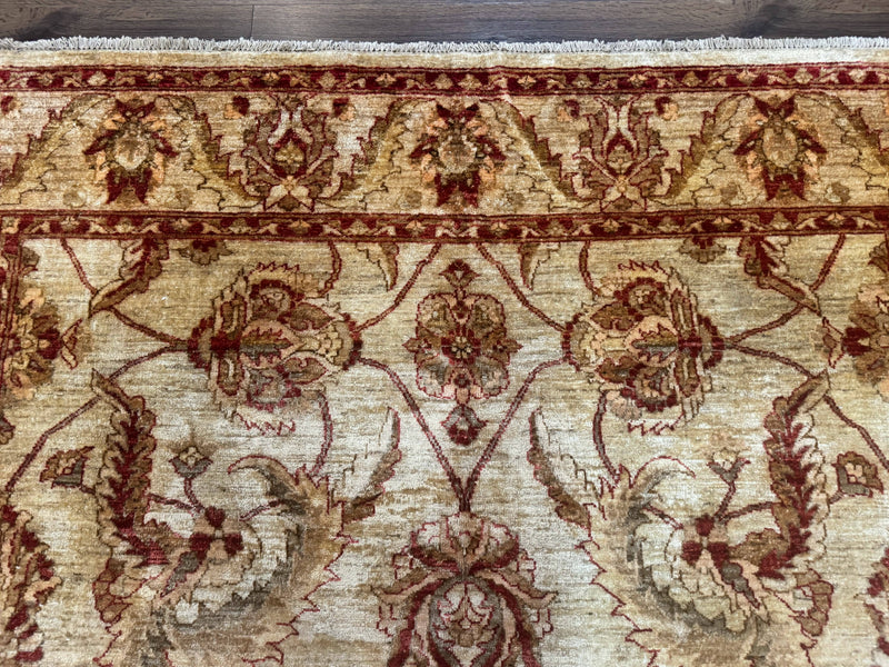 Indian Mahal Rug 7x9, Traditional Wool Carpet by Jewel Rugs