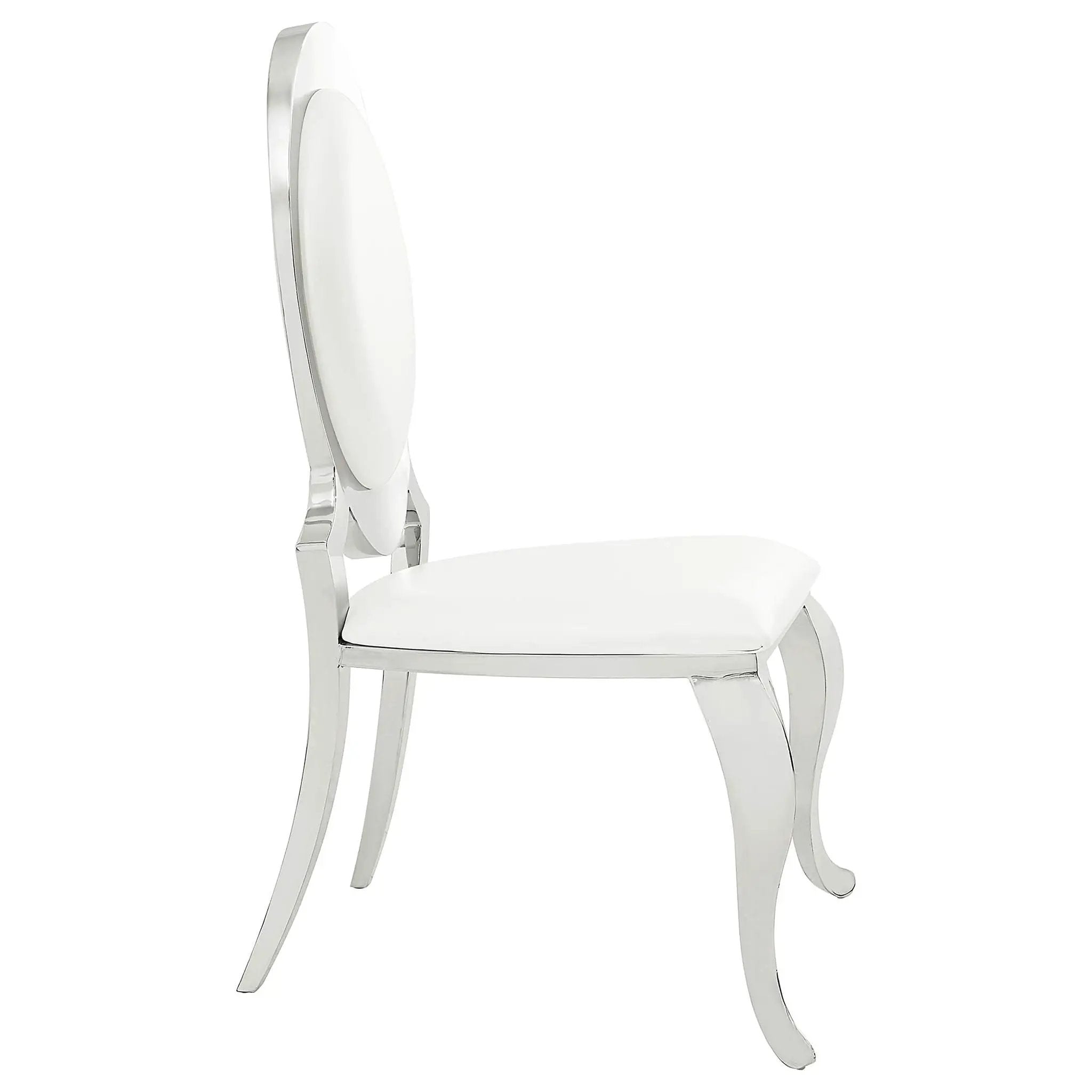 Chester - Upholstered Dining Side Chair (Set of 2) - Creamy White by HouseOfZazla