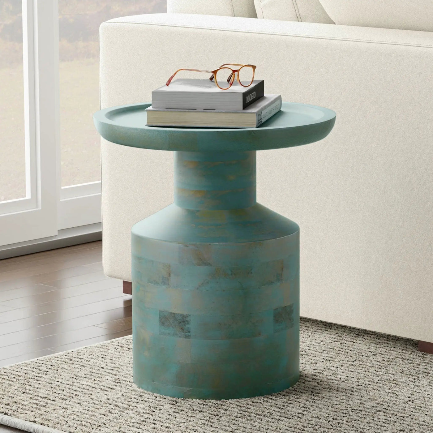 Haynes - Handcrafted Wooden Accent Table by HouseOfZazla