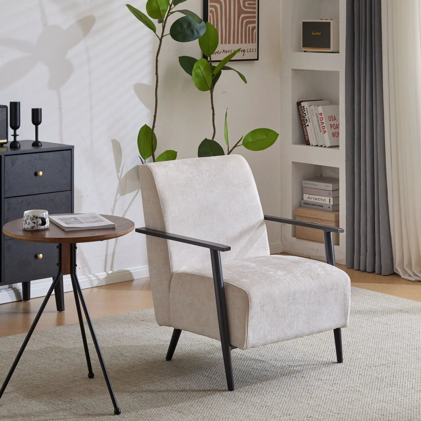 Modern Lounge Chair With Upholstery by HouseOfZazla