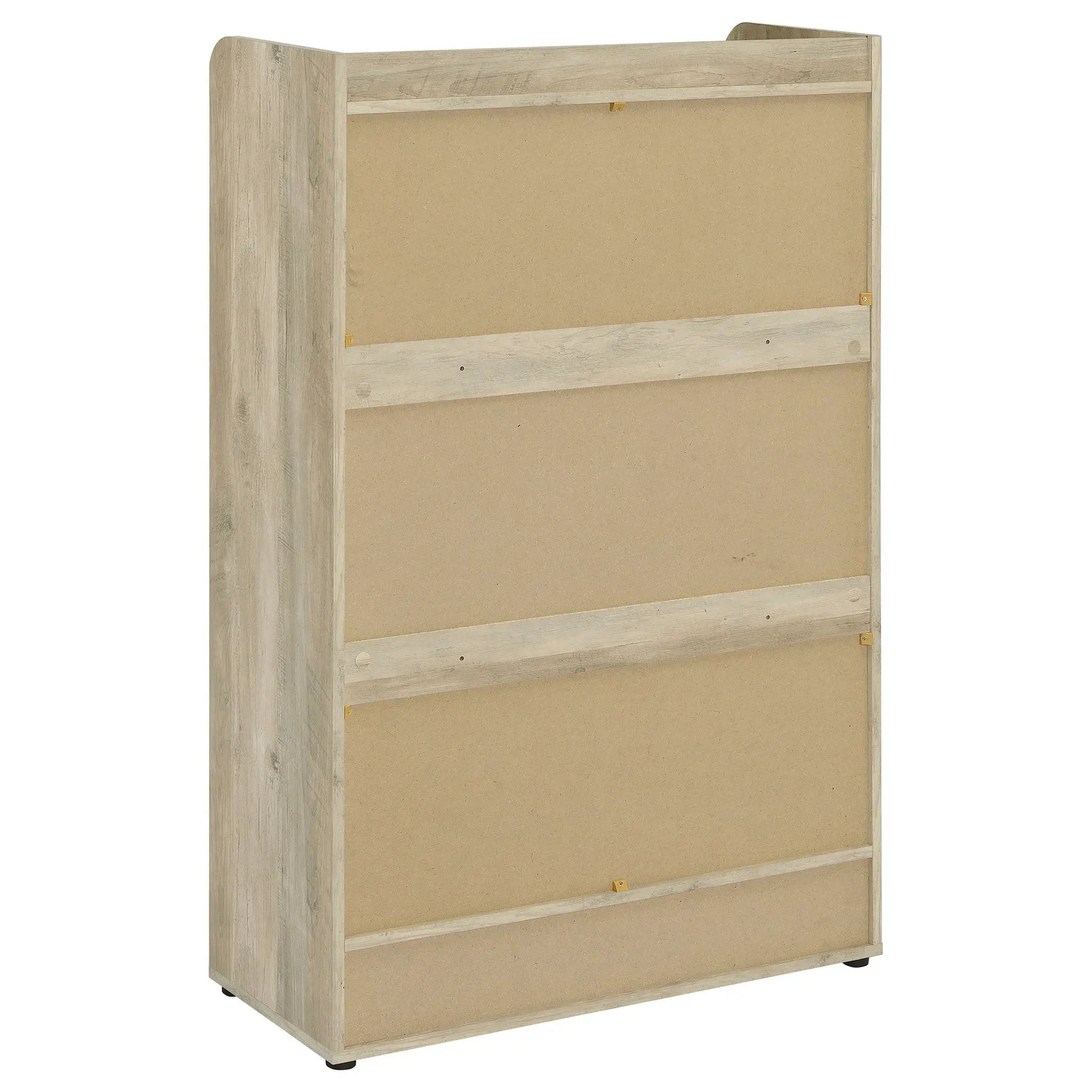 Denia 3-tier Engineered Wood Shoe Cabinet Grey by Unique Piece Furniture