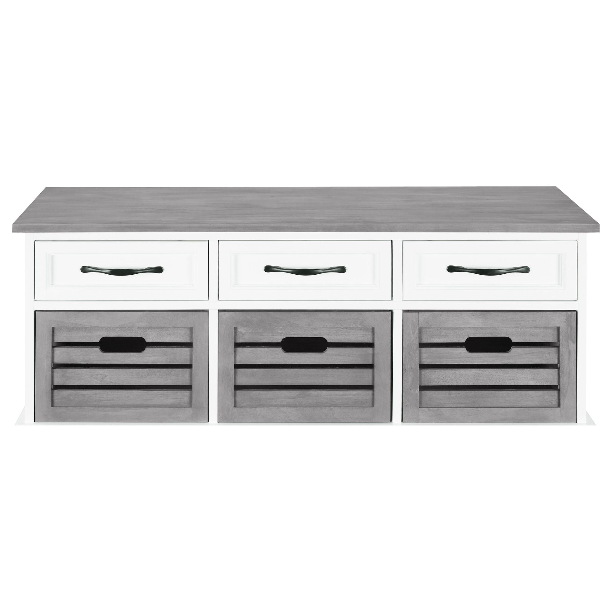 3 Drawer Storage Bench With Removable Baskets by HouseOfZazla