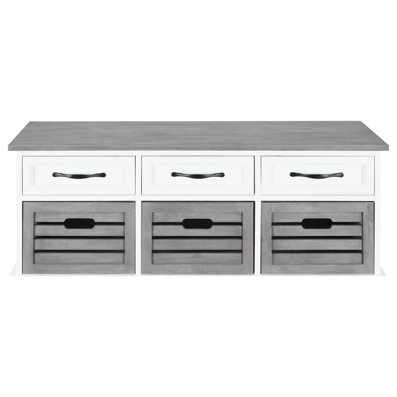 3 Drawer Storage Bench With Removable Baskets by HouseOfZazla