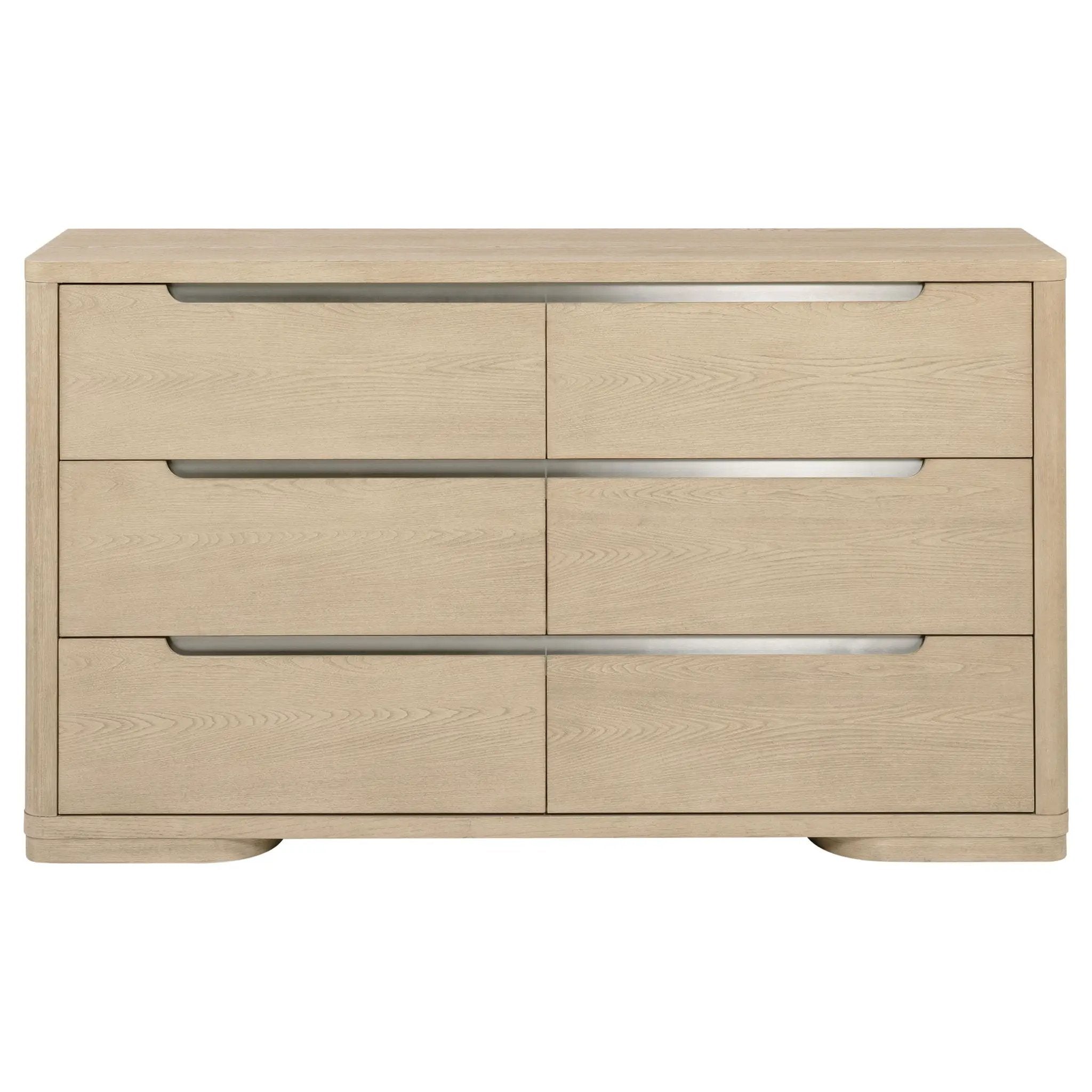Mirador - 6 Drawer Bedroom Dresser - Natural by HouseOfZazla