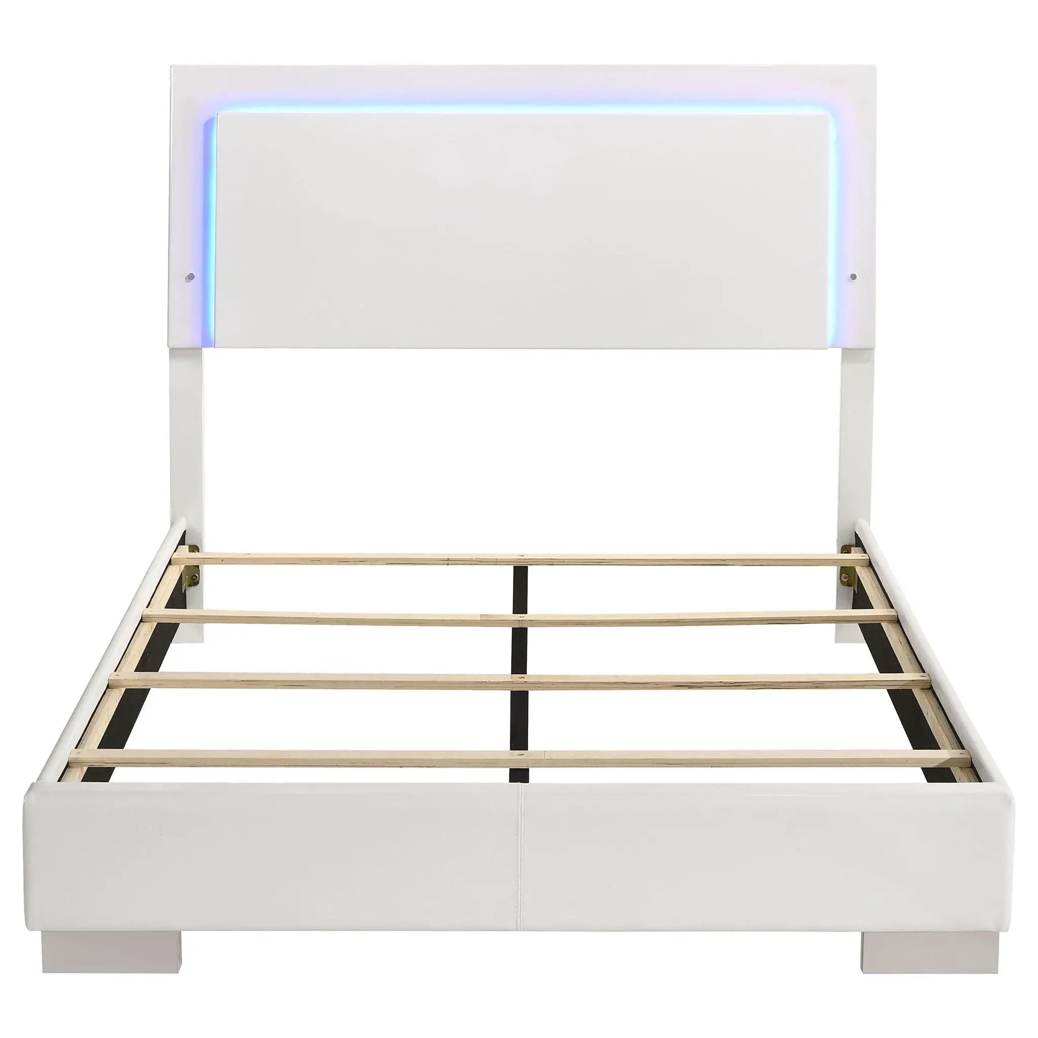 Felicity - LED Panel Bed With Built In Lighting by HouseOfZazla