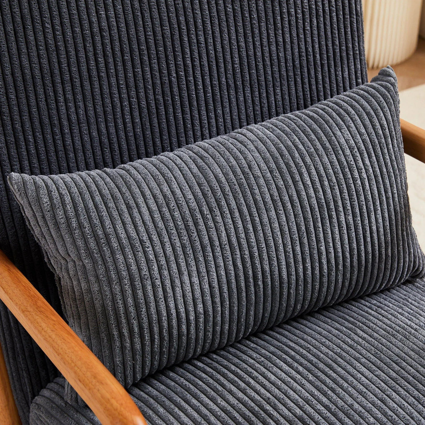 Accent Arm Chair With Pillow Upholstered by Unique Piece Furniture