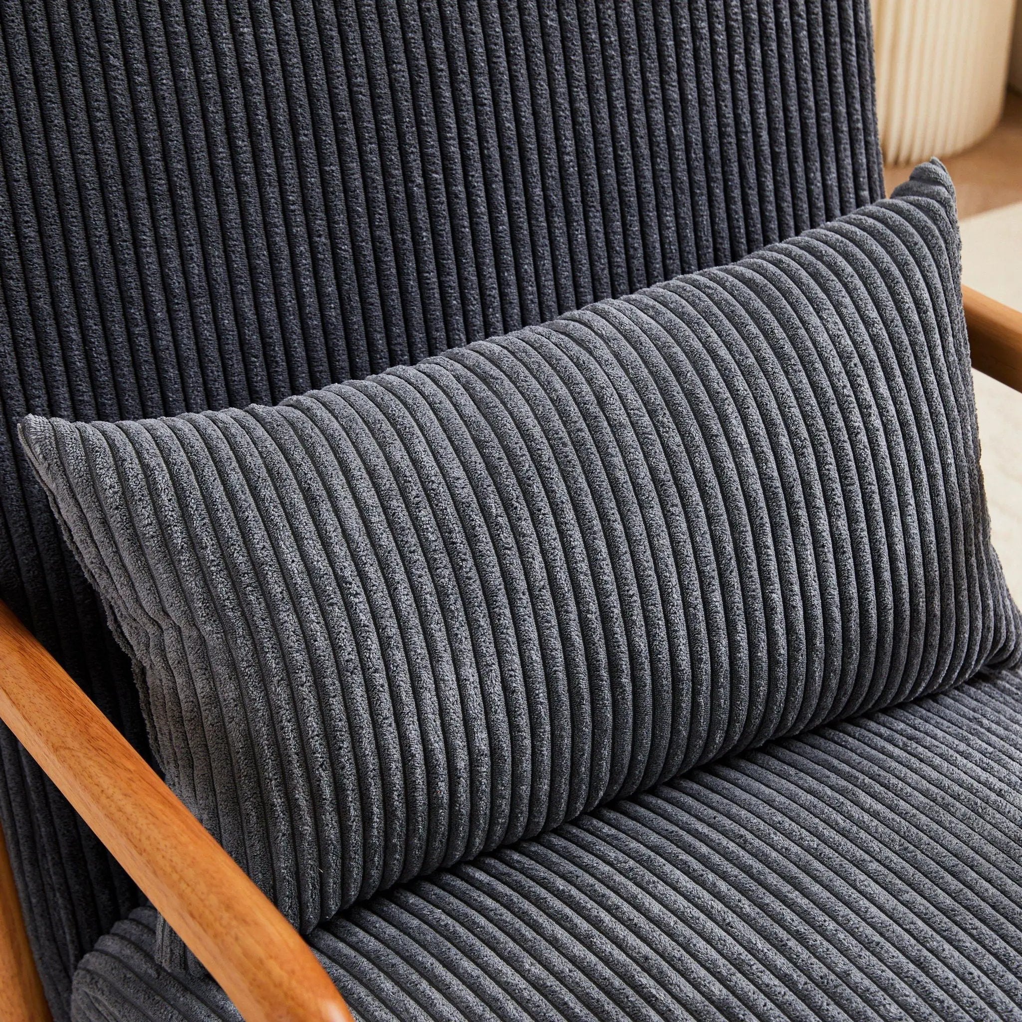 Accent Arm Chair With Pillow Upholstered by Unique Piece Furniture