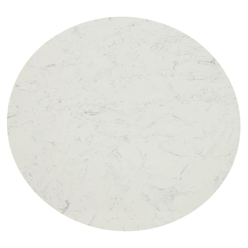 Jaramillo - Counter Height Table - Natural Marble Top & Black by Unique Piece Furniture