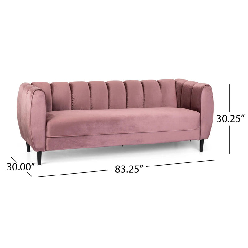 Miranda - Modern Glam 3 Seater Sofa by HouseOfZazla