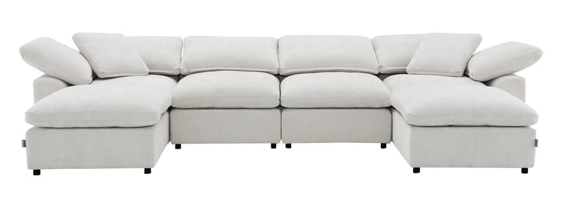 Naveen - Modular Sectional With Ottoman by Unique Piece Furniture