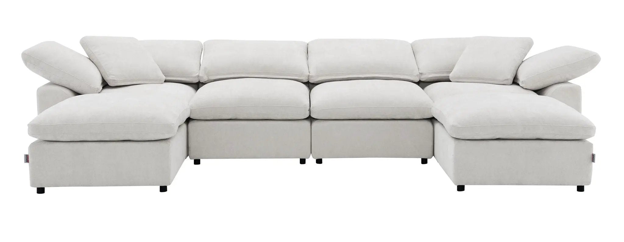 Naveen Modular Sectional With Ottoman by HouseOfZazla