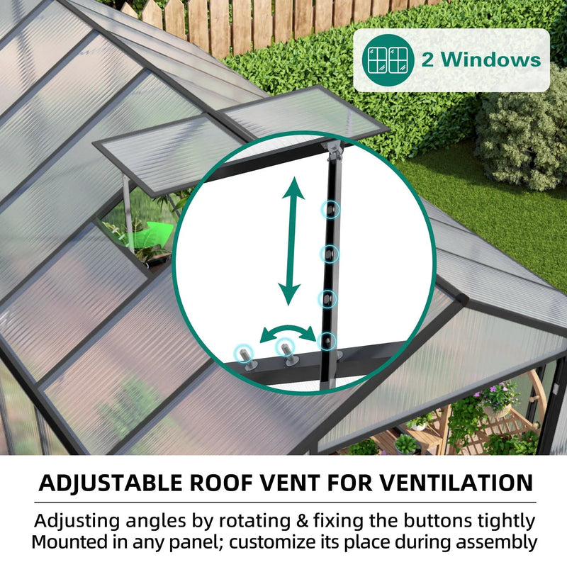 Gain Height Windproof All Season Outdoor Garden Shelter by HouseOfZazla