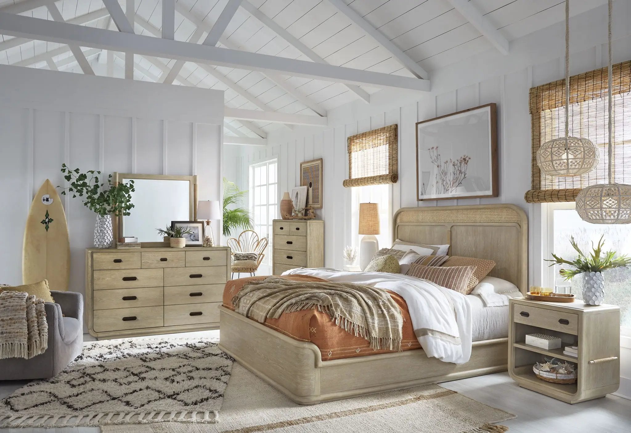 Sunset Cove - Open Nightstand - Sanibel Brown by Unique Piece Furniture