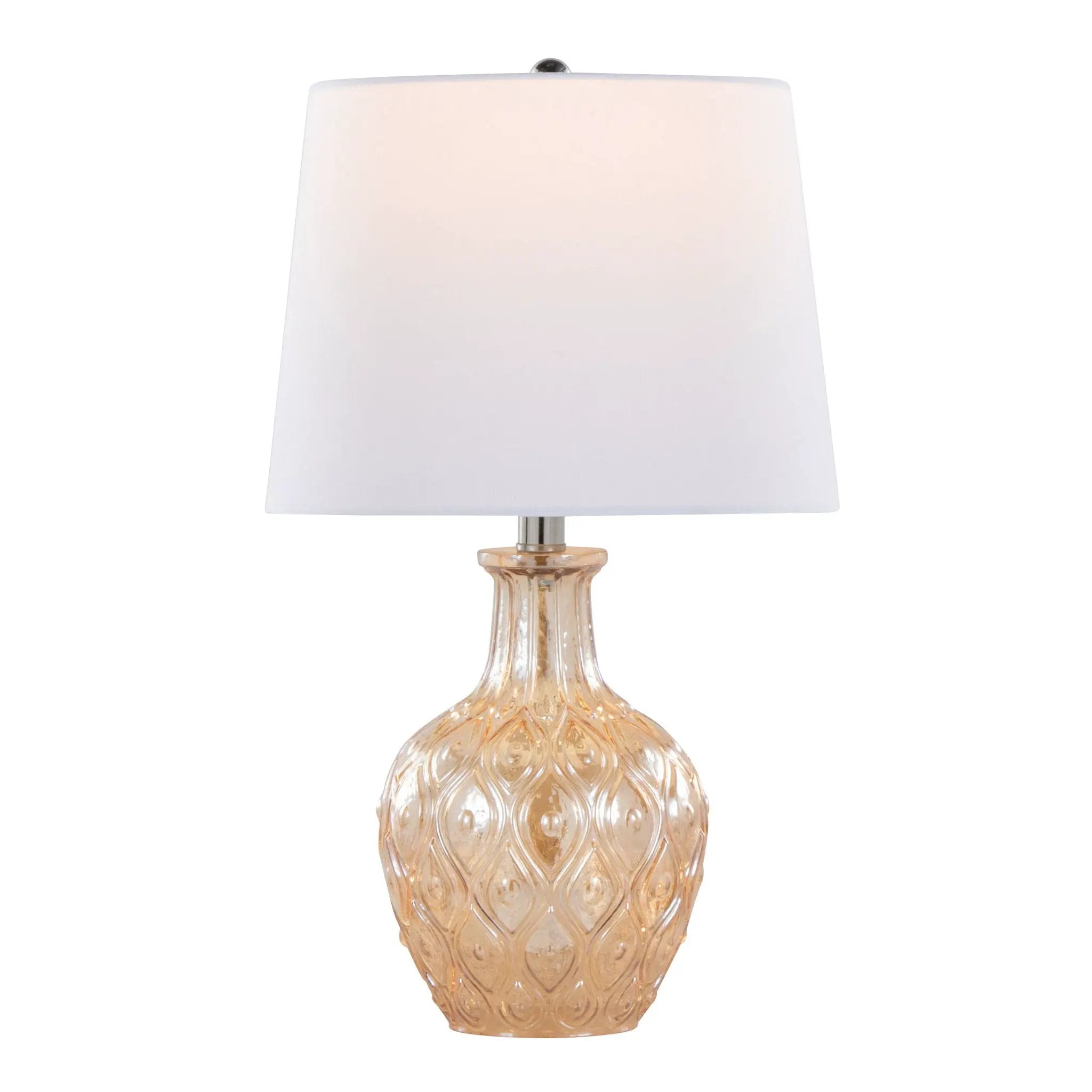 Gloria - Round Contemporary Lamp (Set of 2) by HouseOfZazla