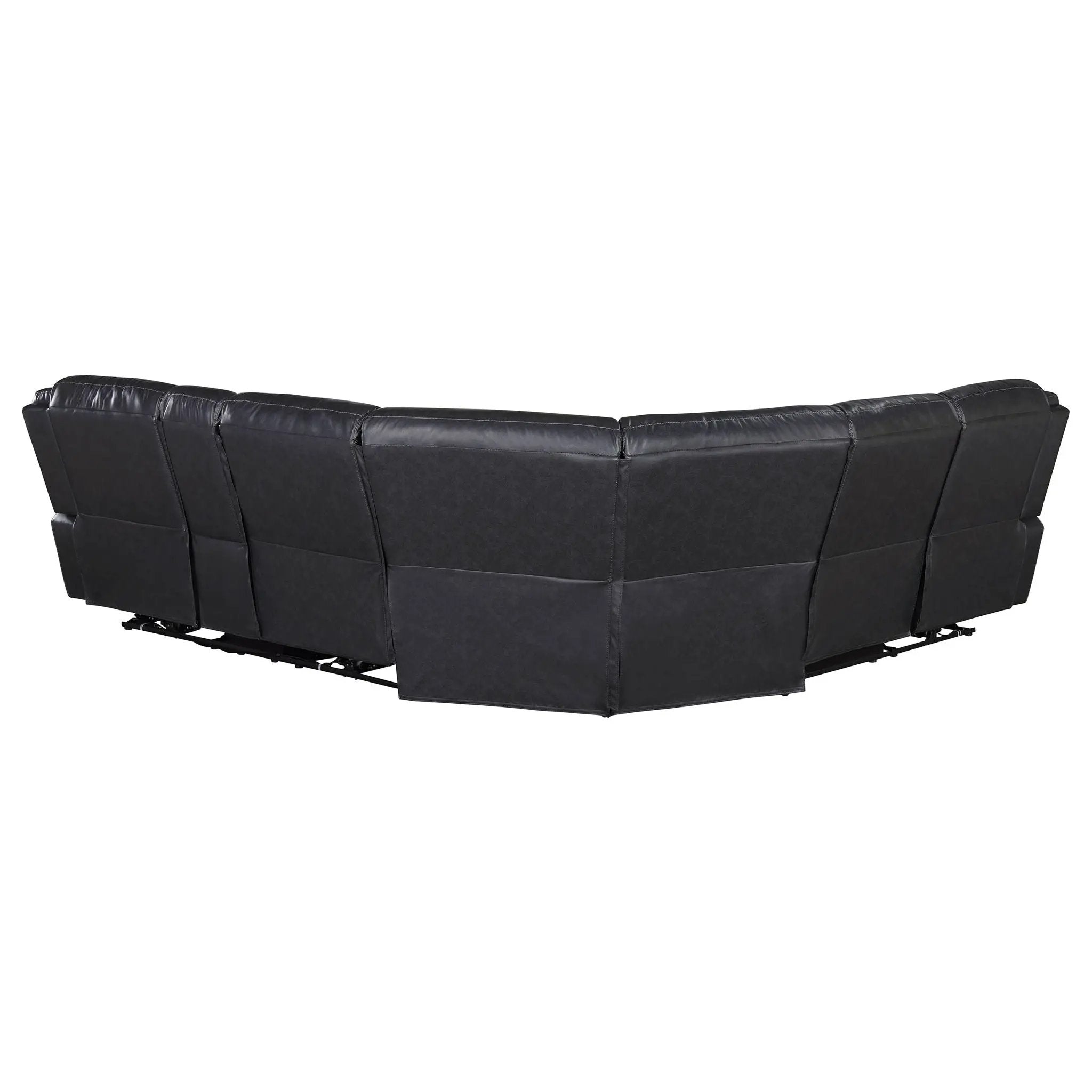Sycamore Upholstered Power Reclining Sectional Sofa Grey by Unique Piece Furniture
