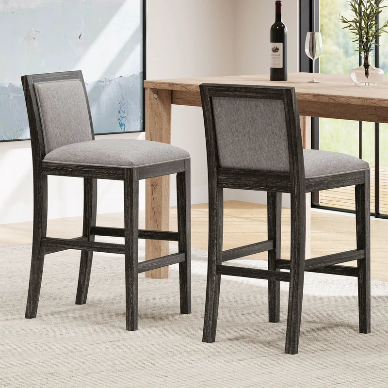 Upholstered Barstools (Set of 2) by HouseOfZazla