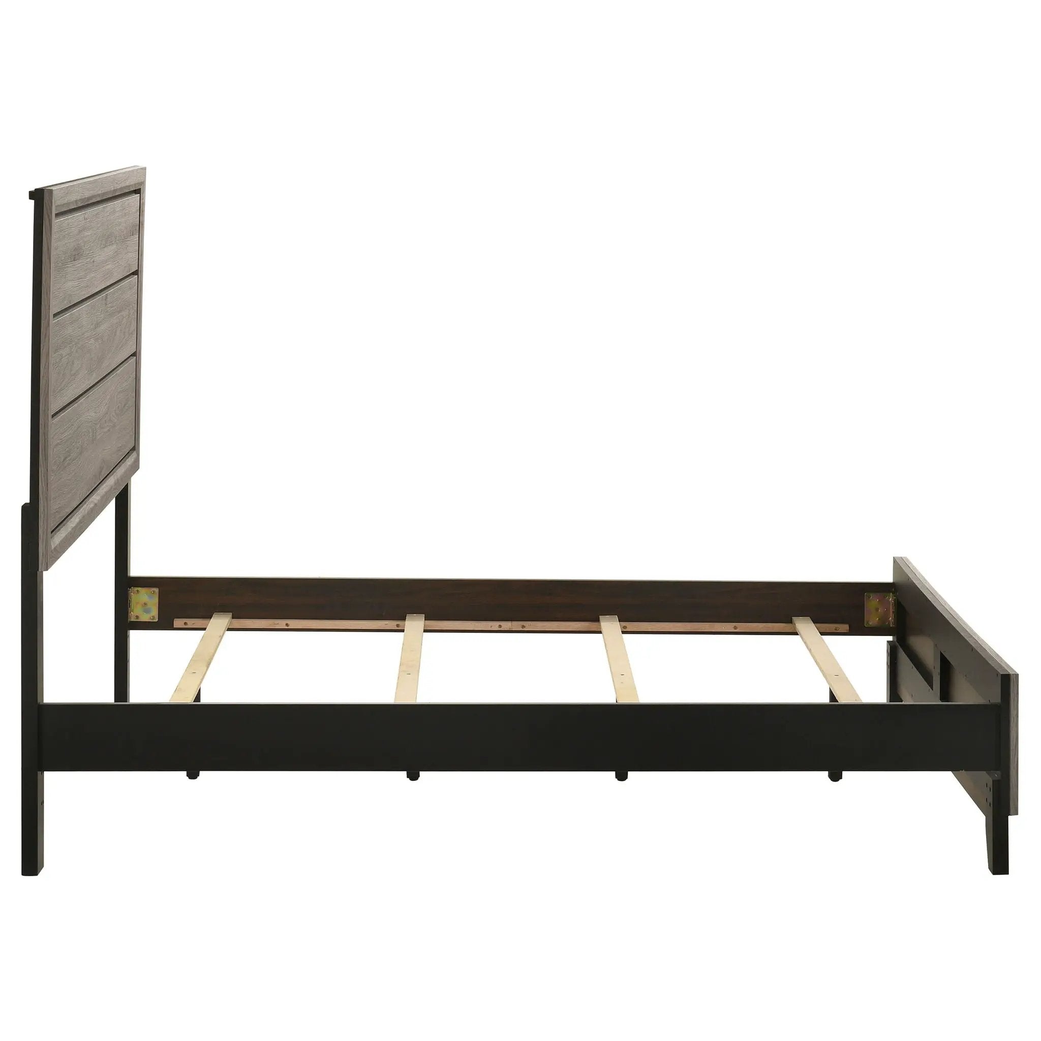 Watson Wood Full Panel Bed Light Taupe by Unique Piece Furniture