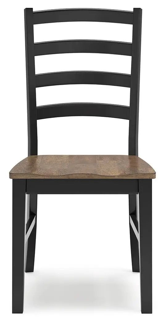 Wildenauer - Dining Room Side Chair (Set of 2) - Brown / Black by Unique Piece Furniture